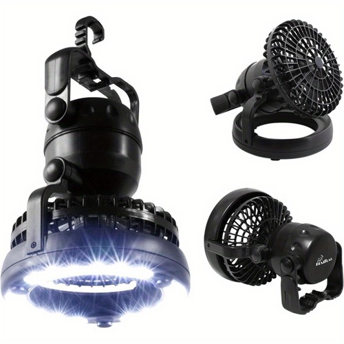 Camping lantern fan - 2-in-1,