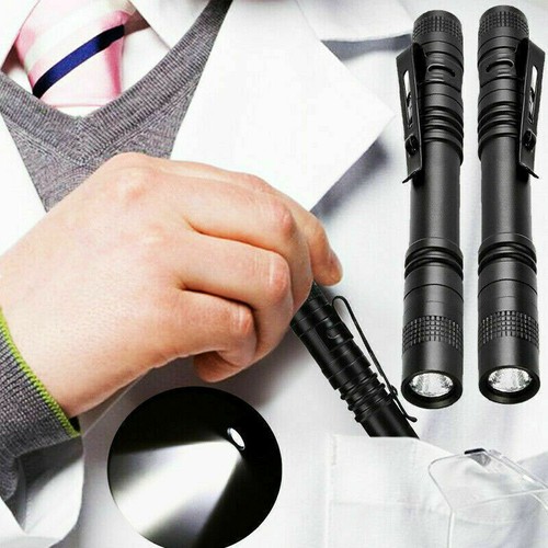 Mini led flashlight clip - 2x,